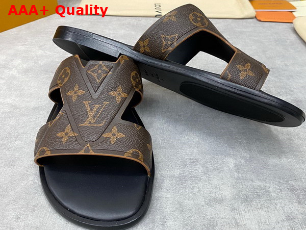 LV Oasis Mule in Monogram Grained Calf Leather Replica