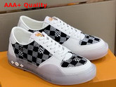 LV Ollie Sneaker Black and White Version of Damier Canvas 1A8Q2K Replica