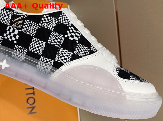 LV Ollie Sneaker Black and White Version of Damier Canvas 1A8Q2K Replica