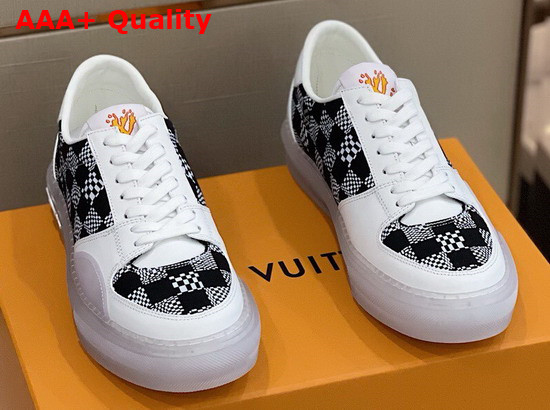 LV Ollie Sneaker Black and White Version of Damier Canvas 1A8Q2K Replica