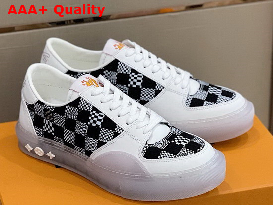 LV Ollie Sneaker Black and White Version of Damier Canvas 1A8Q2K Replica