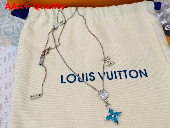 LV Opal Pendant Silver Color Hardware MP3050 Replica