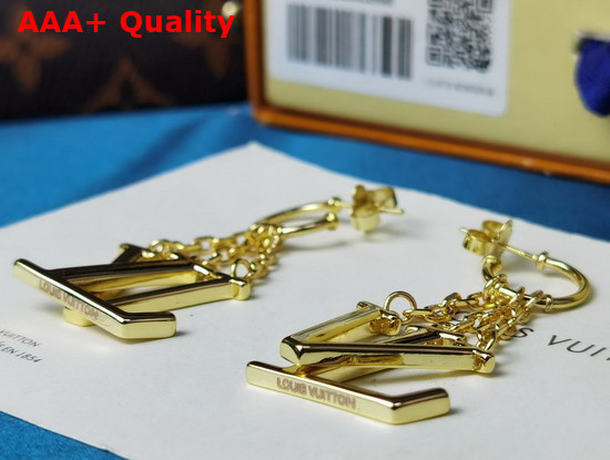 LV Optic Earrings Gold Color Hardware M00612 Replica