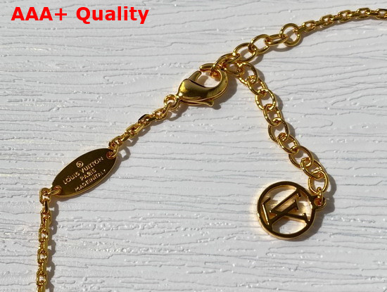 LV Optic Necklace Gold Color Hardware M00597 Replica