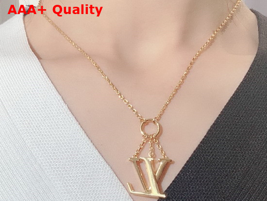 LV Optic Necklace Gold Color Hardware M00597 Replica