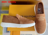 LV Pacific Loafer in Tobacco Suede Calf Leather 1ACFAF Replica