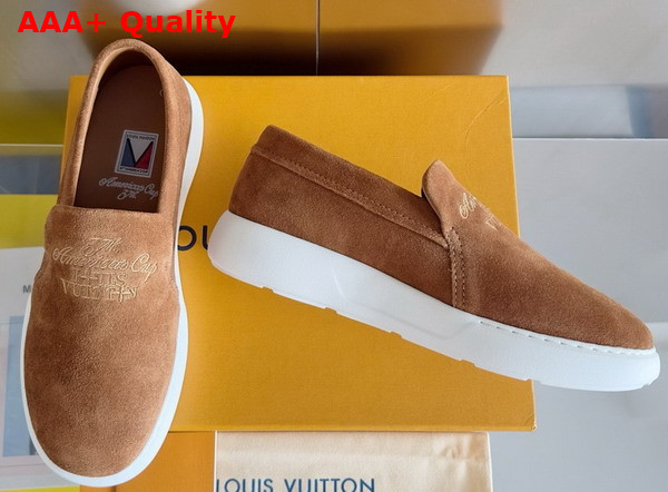 LV Pacific Loafer in Tobacco Suede Calf Leather 1ACFAF Replica