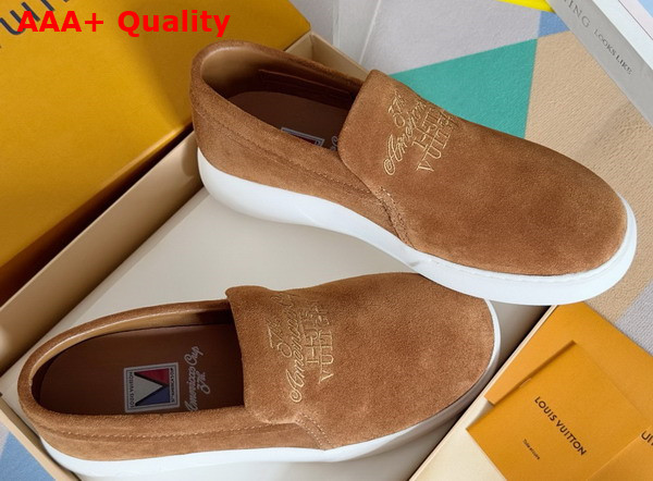 LV Pacific Loafer in Tobacco Suede Calf Leather 1ACFAF Replica