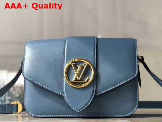 LV Pont 9 Handbag Storm Blue M55947 Replica