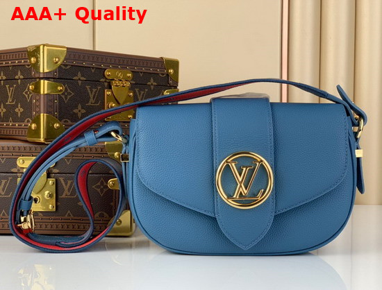 LV Pont 9 Soft MM Blue Replica