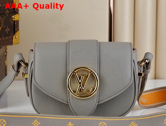 LV Pont 9 Soft PM Gris Calfskin M58728 Replica