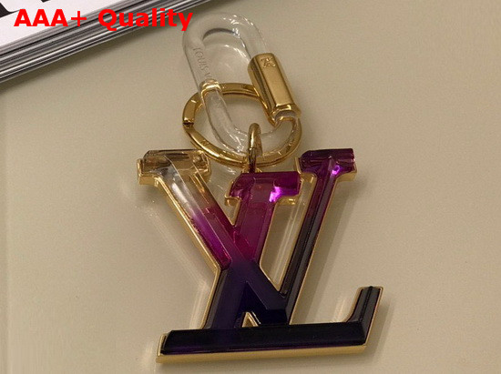 LV Prism Bag Charm Orange and Blue M67777 Replica