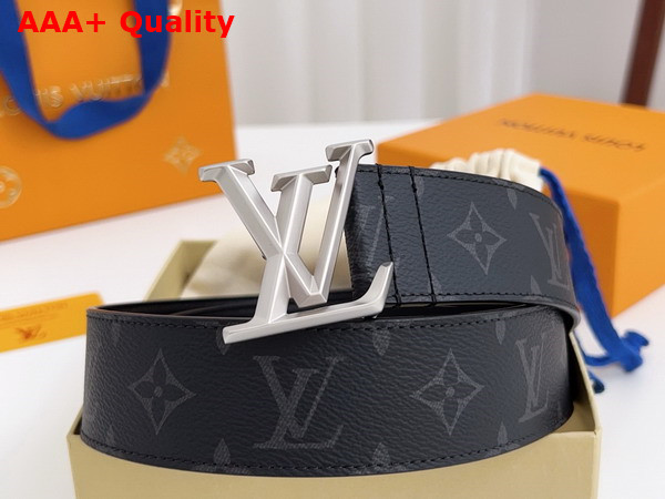 LV Pyramide 35mm Belt in Monogram Eclipse Canvas Replica