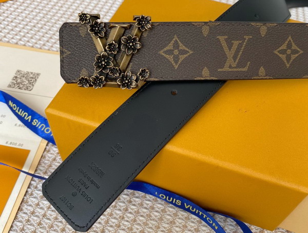 LV Pyramide Flower 40mm Reversible Belt Monogram M0500U Replica