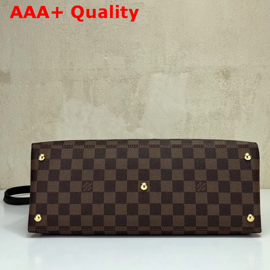 LV Riverside Damier Ebene Coated Canvas Black N40050 Replica