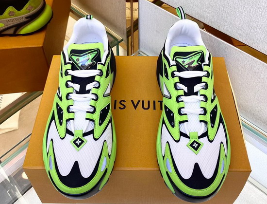 LV Runner Tatic Sneaker Green Mix of Materials Replica