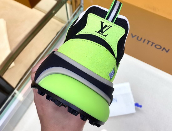 LV Runner Tatic Sneaker Green Mix of Materials Replica