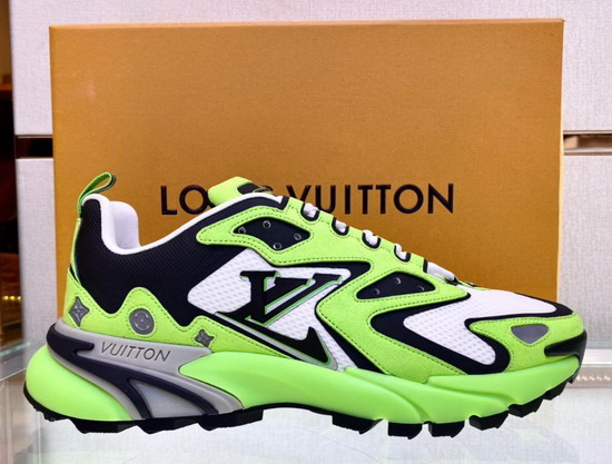 LV Runner Tatic Sneaker Green Mix of Materials Replica