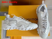 LV Rush Sneaker in Silver Nylon Mesh 1ACXN9 Replica