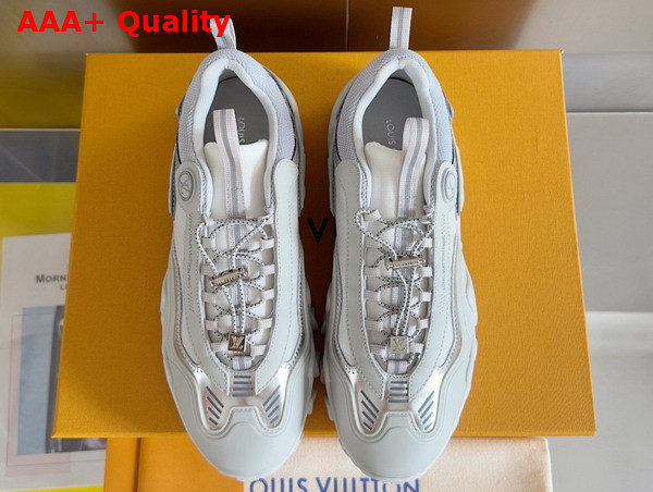 LV Rush Sneaker in Silver Nylon Mesh 1ACXN9 Replica