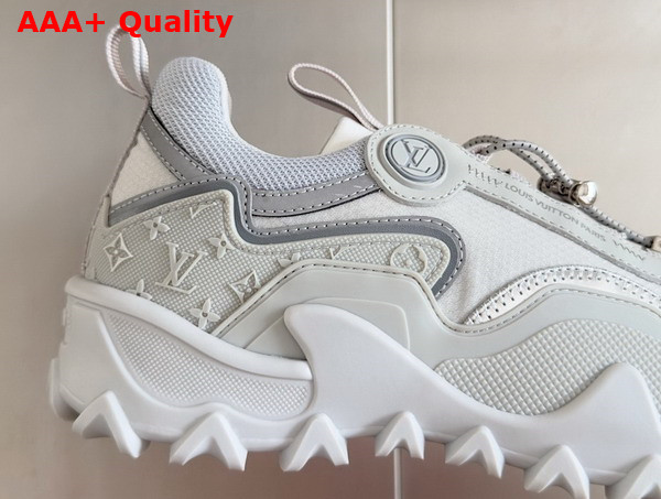 LV Rush Sneaker in Silver Nylon Mesh 1ACXN9 Replica