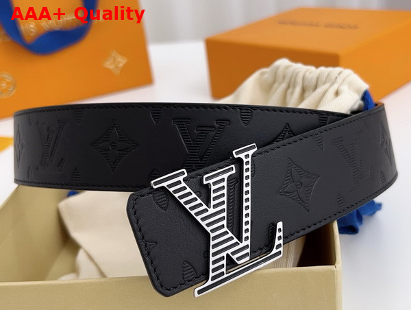 LV Shadow 40mm Reversible Belt in Black Monogram Shadow Leather M0717V Replica