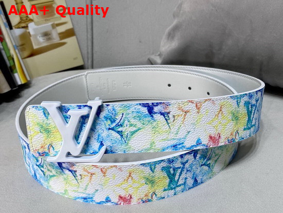 LV Shape 40mm Reversible Belt Multicolor Monogram Canvas MP279T Replica