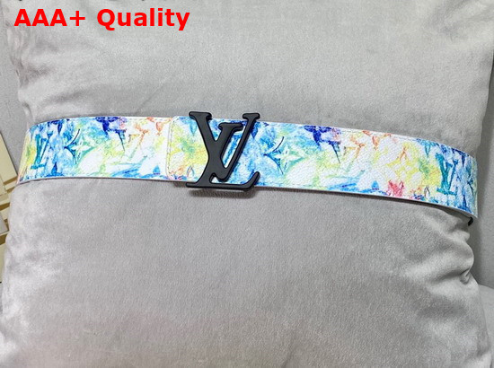 LV Shape 40mm Reversible Belt Multicolor Monogram Canvas MP279T Replica