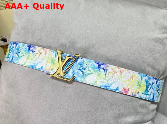 LV Shape 40mm Reversible Belt Multicolor Monogram Canvas MP279T Replica