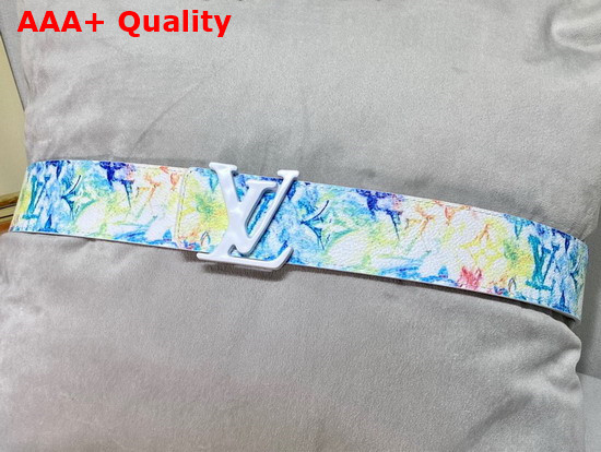 LV Shape 40mm Reversible Belt Multicolor Monogram Canvas MP279T Replica