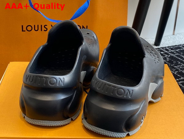 LV Shark Clog in Black EVA Rubber 1ABSN8 Replica