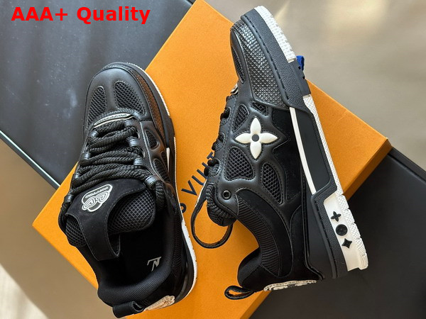 LV Skate Sneaker in Black Mix of Materials 1AARR0 Replica