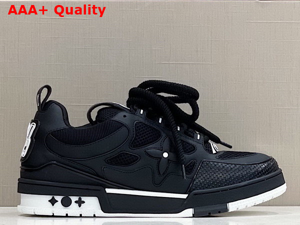 LV Skate Sneaker in Black Mix of Materials Replica