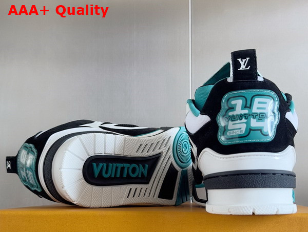 LV Skate Sneaker in Green Mix of Material 1ADE11 Replica