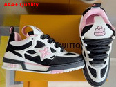 LV Skate Sneaker in Pink Mix of Materials 1ADE1K Replica