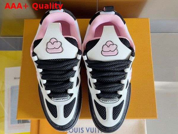 LV Skate Sneaker in Pink Mix of Materials 1ADE1K Replica