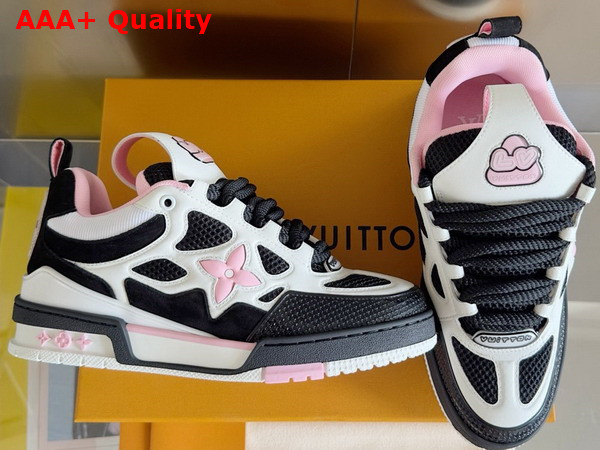 LV Skate Sneaker in Pink Mix of Materials 1ADE1K Replica