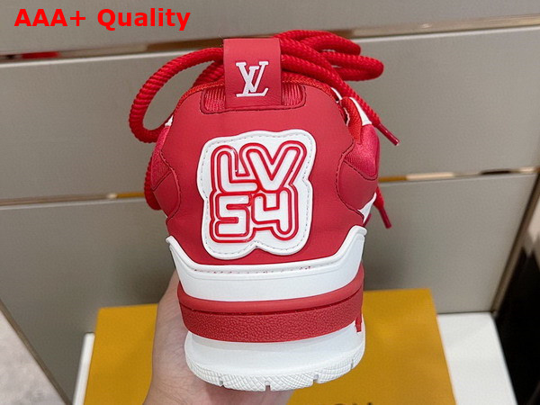 LV Skate Sneaker in Red Mix of Materials 1AARS4 Replica