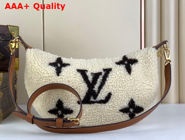 LV Ski Over The Moon Bag in Cream and Brown Shearling M23321 Replica