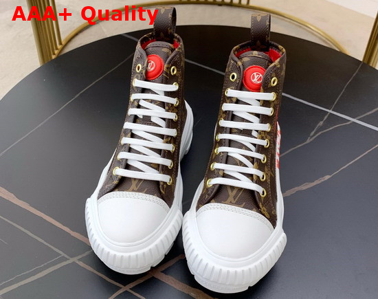 LV Squad Sneaker Boot in Monogram Canvas Replica