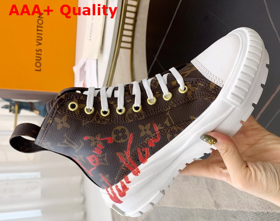 LV Squad Sneaker Boot in Monogram Canvas Replica