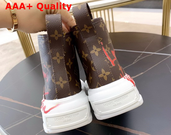 LV Squad Sneaker Boot in Monogram Canvas Replica