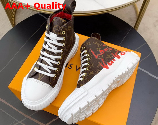 LV Squad Sneaker Boot in Monogram Canvas Replica