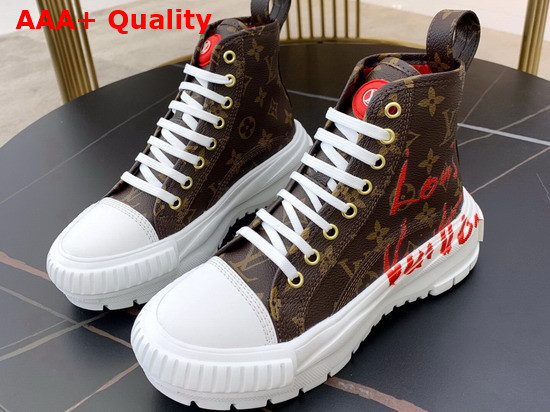 LV Squad Sneaker Boot in Monogram Canvas Replica