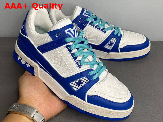 LV Trainer Sneaker Bleu 1A813O Replica