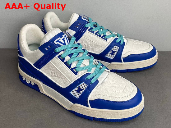 LV Trainer Sneaker Bleu 1A813O Replica