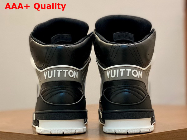 LV Trainer Sneaker Boot in Black Calf Leather 1ABLT6 Replica