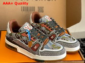 LV Trainer Sneaker Camouflage Strass Replica