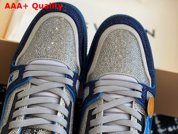 LV Trainer Sneaker Marine Strass 1AA6QZ Replica