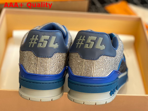 LV Trainer Sneaker Marine Strass 1AA6QZ Replica